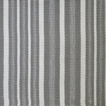 Broadloom carpet swatch in a striped pattern grey color