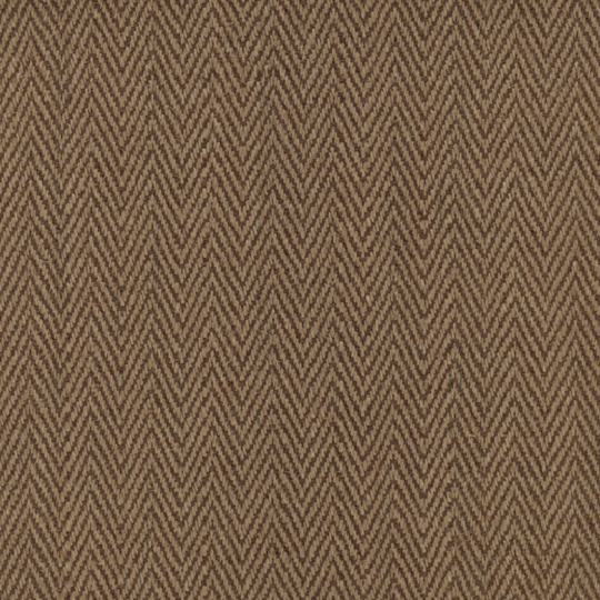 Broadloom carpet swatch herringbone design in dark brown