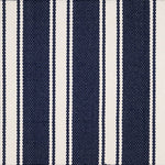 Broadloom carpet swatch in striped pattern dark blue color