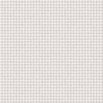 Wallpaper in a dense plaid pattern in shades of gray.