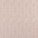 Detail of wallpaper in an abstract geometric print in pink and tan.