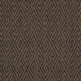 Broadloom carpet swatch geometric design in black brown