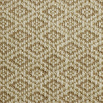 Broadloom carpet swatch in diamond pattern yellow gold color