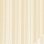 Cream and yellow striped pattern with a corner showing the reverse
