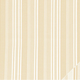 Cream and yellow striped pattern with a corner showing the reverse