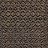 Broadloom carpet swatch diamond design in black/brown 