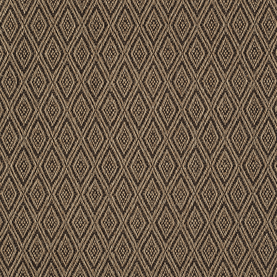 Broadloom carpet swatch diamond design in mocha /brown 