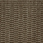 Broadloom carpet swatch in a textured pattern brown color