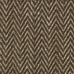 Broadloom carpet swatch herringbone design in brown