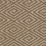 Broadloom carpet swatch diamond design in grey white