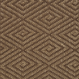 Broadloom carpet swatch diamond design in brown