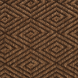 Broadloom carpet swatch diamond design in dark brown