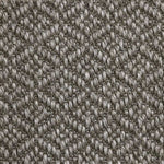 Broadloom carpet swatch in a diamond pattern grey color