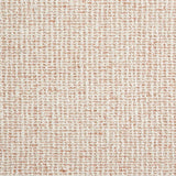 Broadloom carpet swatch, in a textured pink and cream design.