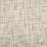 Broadloom carpet in a textural basket weave in cream mixed with grey.