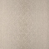 Broadloom with a geometric pattern on an ombré background in beige.