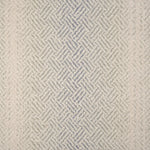 Broadloom with a geometric pattern on an ombré background in cream and grey.