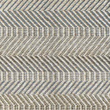 Broadloom carpet sample in a neutral herringbone pattern