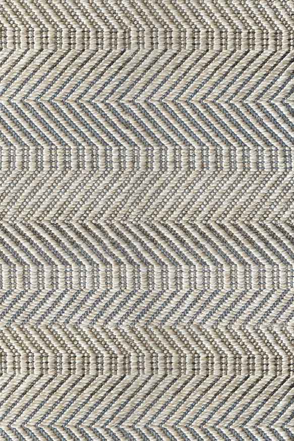 Broadloom carpet sample in a neutral herringbone pattern