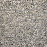 Broadloom carpet swatch in textured in grey, tan and white design