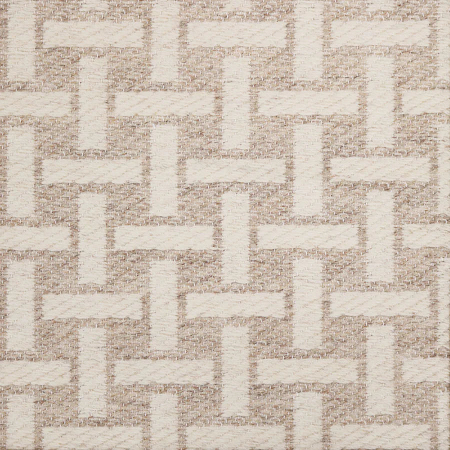 Broadloom carpet swatch geometric design in neutral