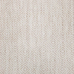 Broadloom carpet swatch in a geometric pattern in a neutral design