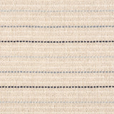 Broadloom carpet with a cream field and widely spaced dashed stripes in shades of blue.