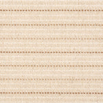 Broadloom carpet with a cream field and widely spaced dashed stripes in shades of tan and brown.