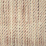 Broadloom carpet with a textural stripe in shades of warm brown. 