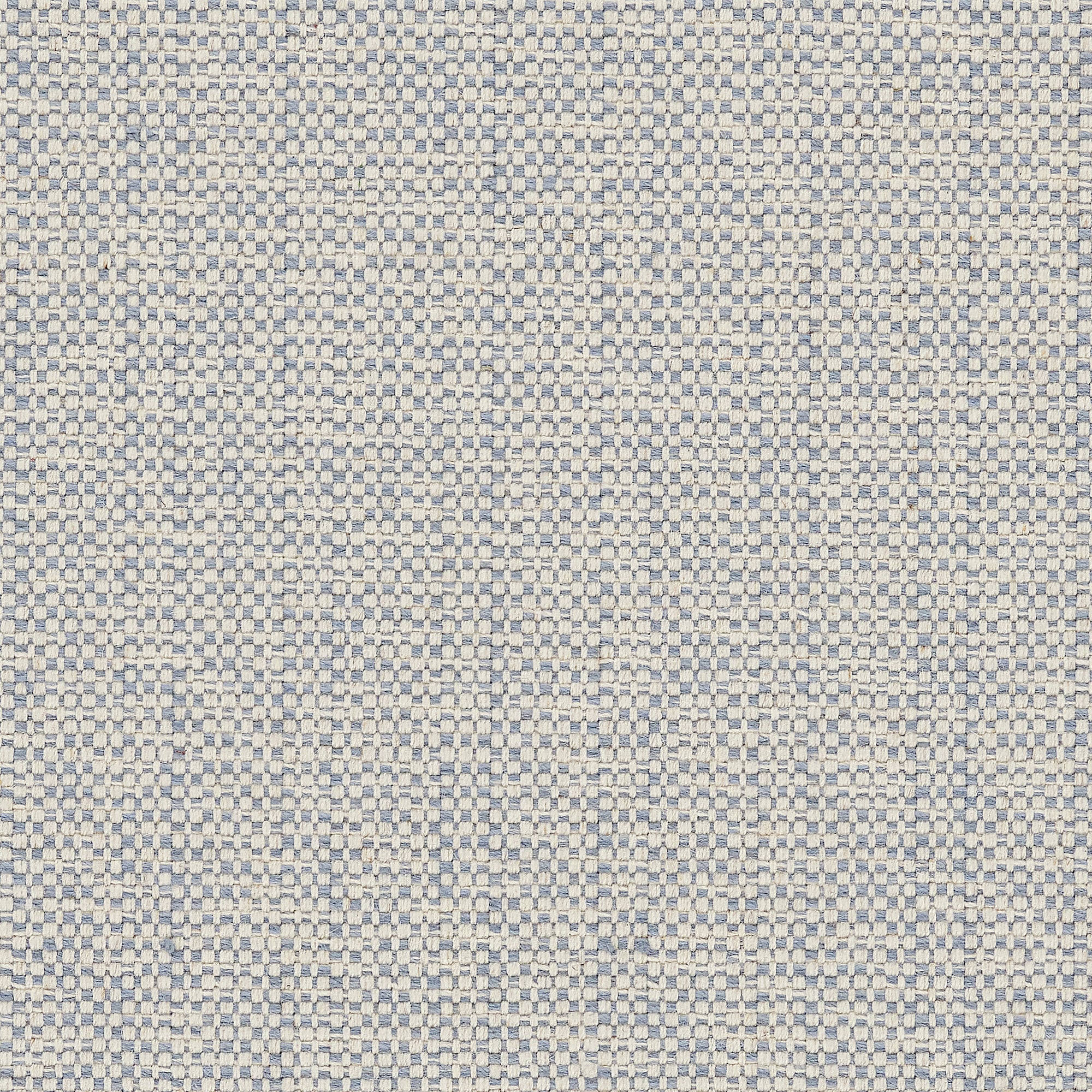 Broadloom carpet in a textural weave in cream and blue.
