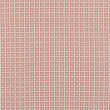 Woven fabric in a geometric grid print in red and navy on a cream field.