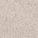Printed fabric with small scale coral design in dark brown on white. 