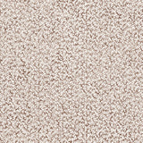 Printed fabric with small scale coral design in dark brown on white. 
