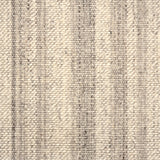 Textural striped broadloom carpet in grey