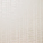 Detail of wallpaper in a textural stripe print in shades of cream.