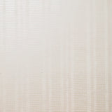 Detail of wallpaper in a textural stripe print in shades of cream.