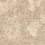Broadloom carpet in a textural diamond pattern in ivory wool and sisal.