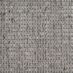 Broadloom carpet swatch in a textured pattern in a dark grey design