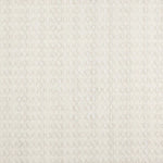 Broadloom carpet swatch in a textured pattern in a white design