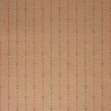Striped flatweave runner design in tan and red