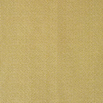 Detail of fabric in a dense checked weave in gold and tan.