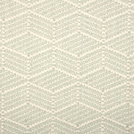 Broadloom in a dimensional herringbone stripe in cream and green.