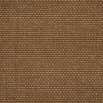 Textural performance broadloom carpet in grid design in brown.