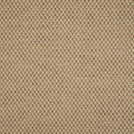 Textural performance broadloom carpet in grid design in beige.