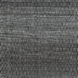 Flatweave rug in a subtle stripe in black and white. 