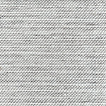Grey and white striped woven rug. 