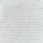 Pale grey and white striped woven rug. 