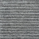 Black and white striped woven rug