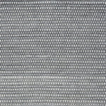 Close-up of a textured gray woven rug