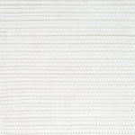 Close-up of bright white textured woven rug